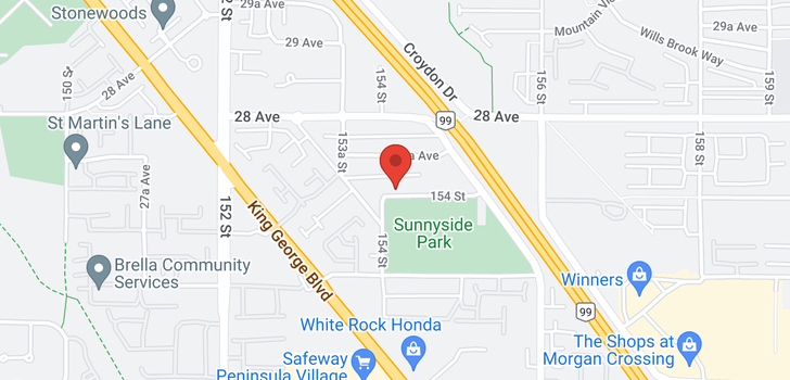 map of 15417 27TH AVENUE